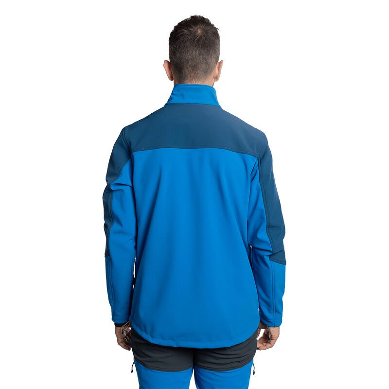 Chaqueta cortavientos para Hombre Trangoworld Karun Azul/Azul/Gris