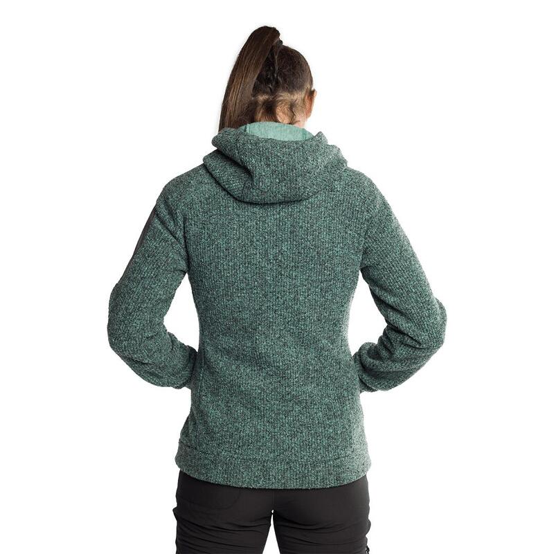 Chaqueta para Mujer Trangoworld Gower Verde/Gris