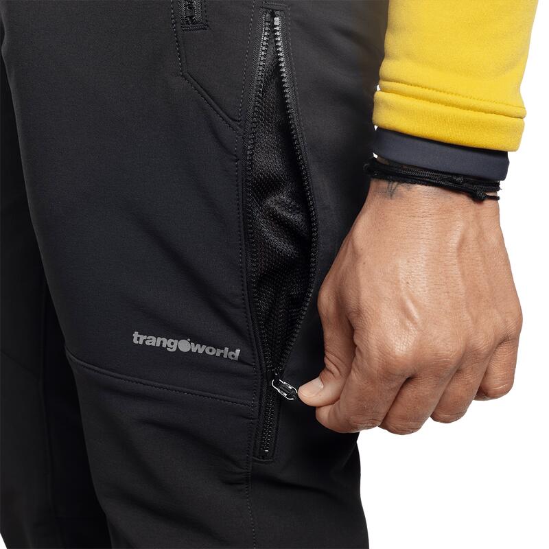 Pantalón montaña Trangoworld Rovek DR negro hombre