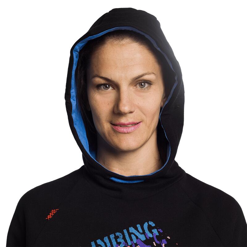 Sudadera para Mujer Trangoworld Rosendal Negro/Azul