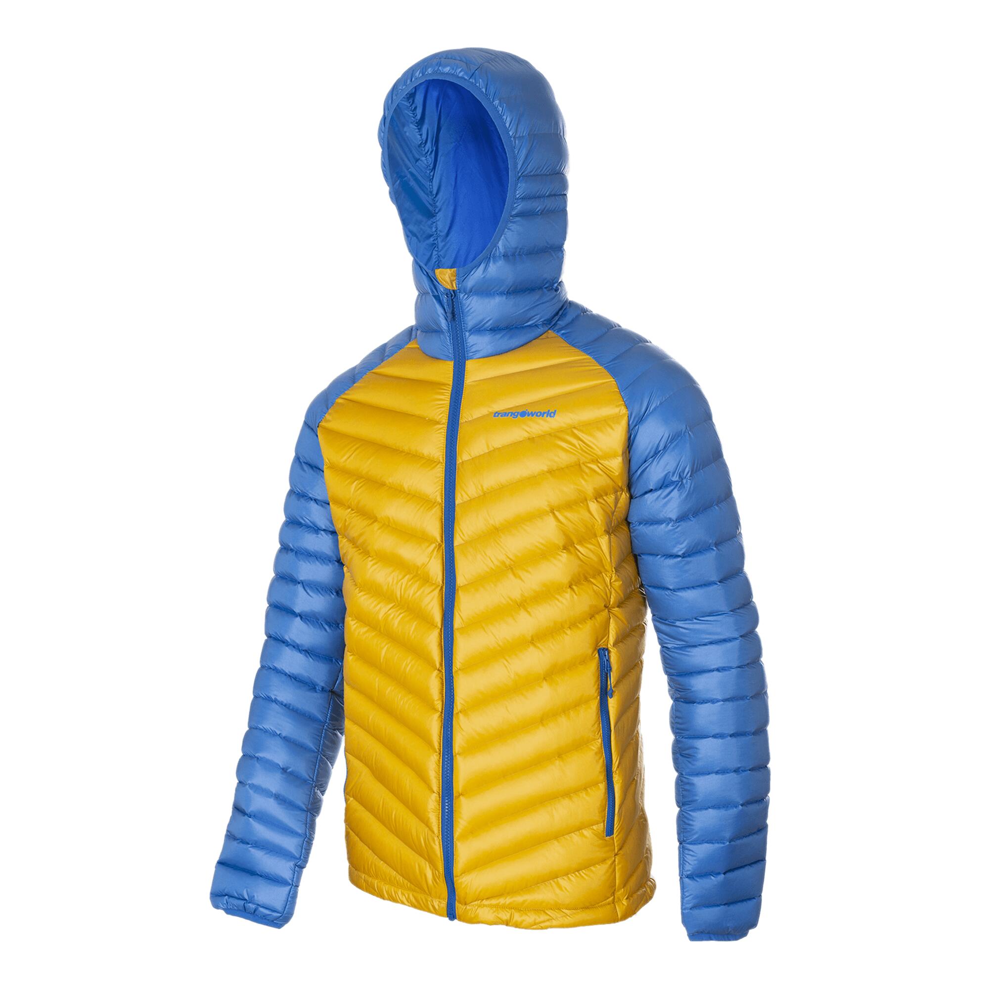 Chaqueta plumas para Hombre Trangoworld Timun Azul 180g 600cuin Decathlon