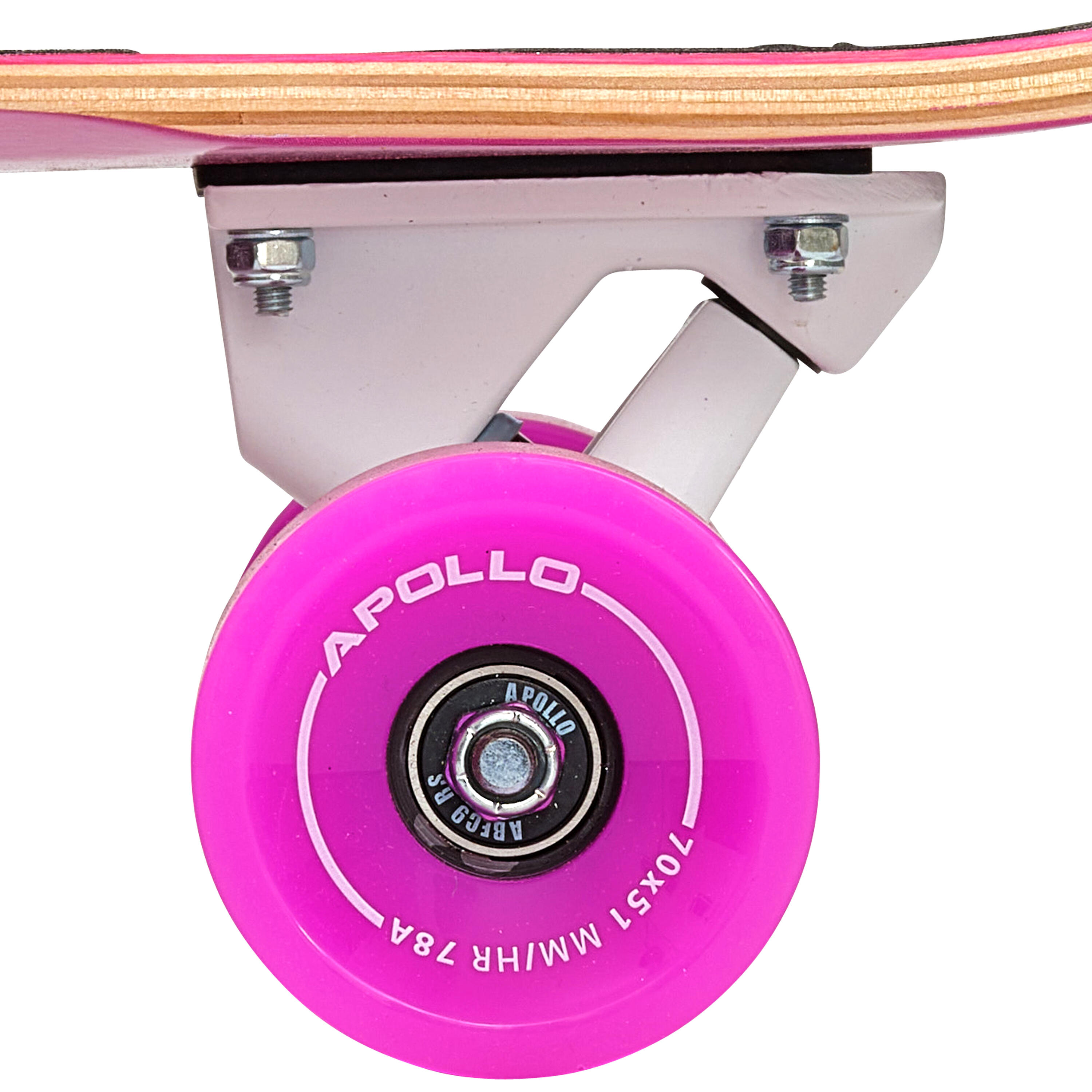 Dancer Longboard, 46 x 9,5 Zoll mit ABEC 9 Kugellager 3/7