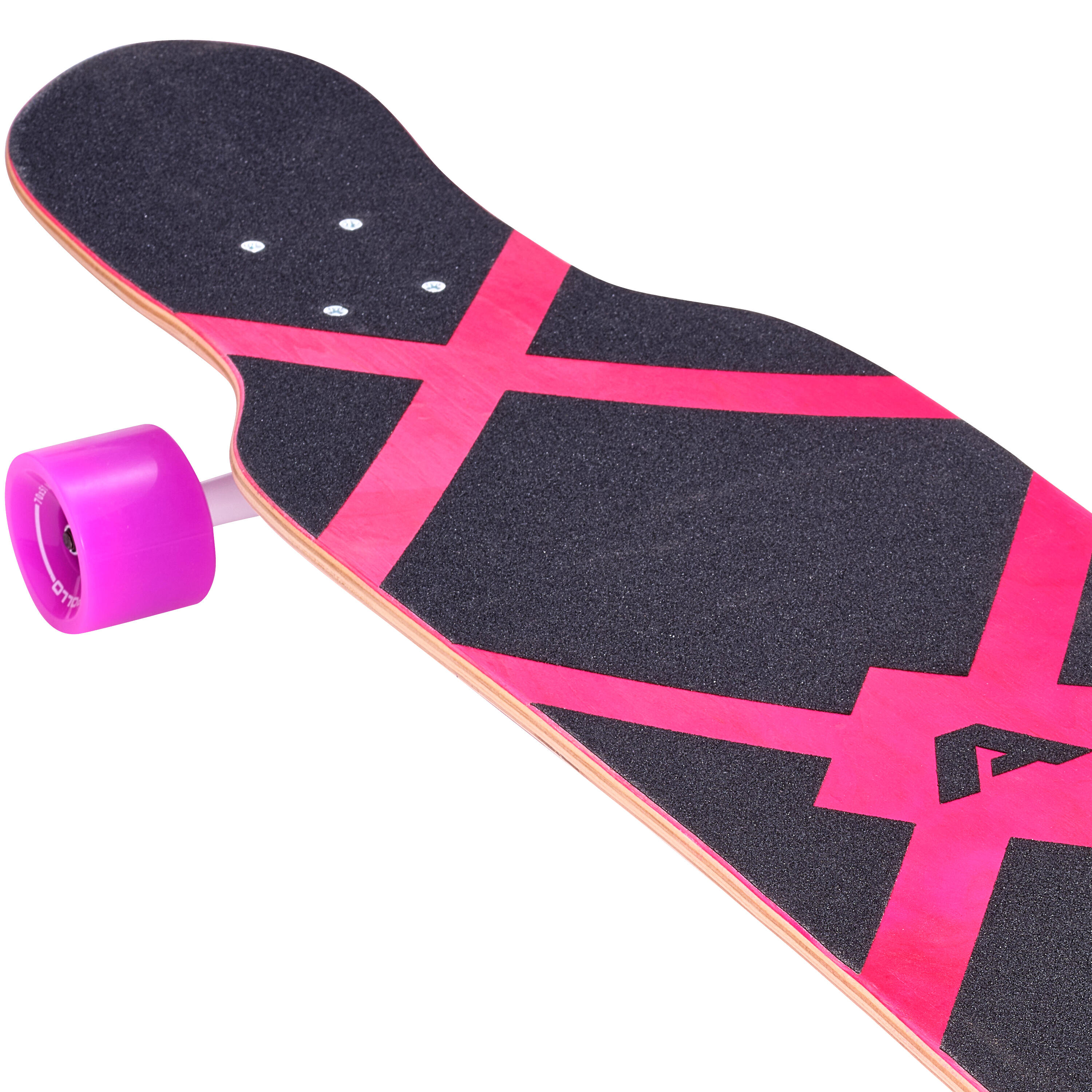 Dancer Longboard, 46 x 9,5 Zoll mit ABEC 9 Kugellager 6/7