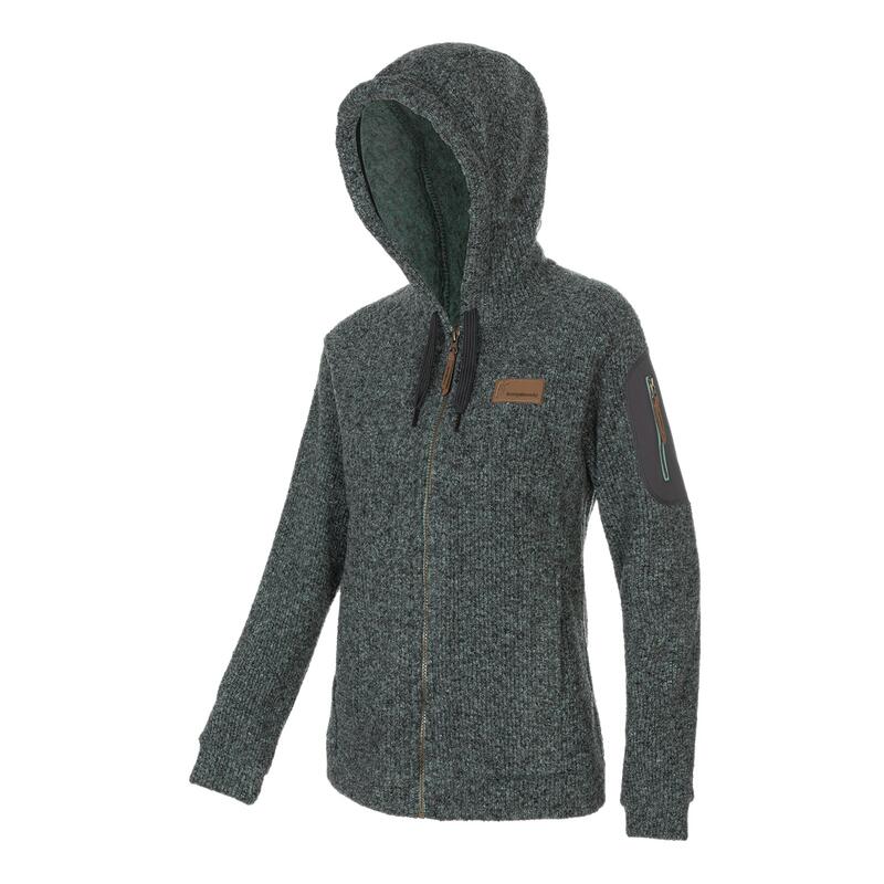 Chaqueta para Mujer Trangoworld Gower Verde/Gris