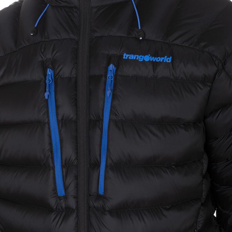 Chaqueta plumas para Hombre Trangoworld Timun Negro/Azul 180g