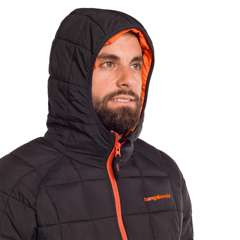 Chaqueta fibra para Hombre Trangoworld Clisson Negro/Naranja