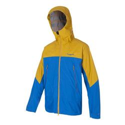 Chaqueta para Hombre Trangoworld Lunkho Azul/Amarillo Impermeable