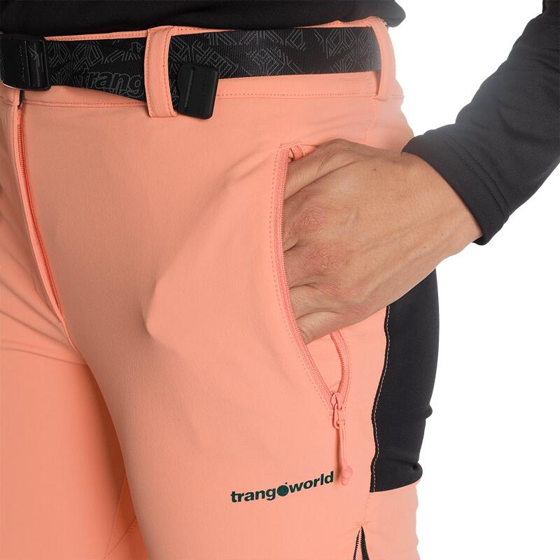 Pantalón para Mujer Trangoworld Dunai dr Rosa/Negro protección UV+30