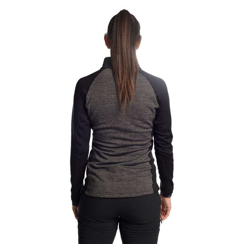 Pullover para Mujer Trangoworld Palieres Negro/Gris