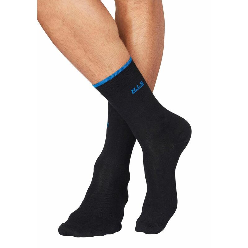 H.I.S Socken (7 Paar) mit farbigen Bündchen für Herren