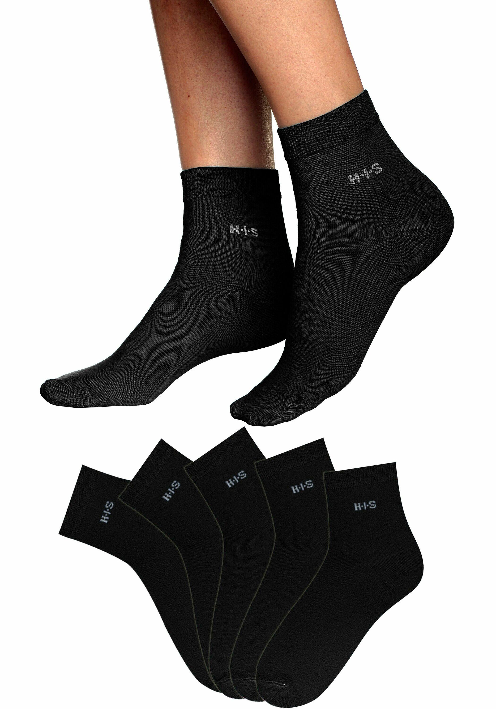 H.I.S H.I.S Basic-Kurzsocken (5 Paar) mit Bündchen über dem Knöchel 3/3