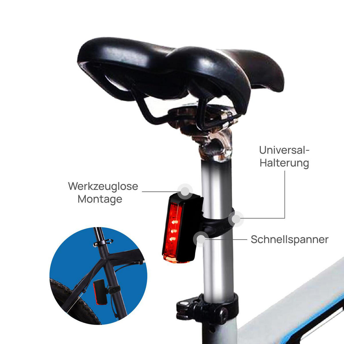 FISCHER LED-Akku Beleuchtungs-Set TWIN STOP 110 Lux 4/7