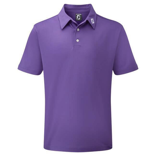FOOTJOY Footjoy Stretch Pique Polo Shirt Lila