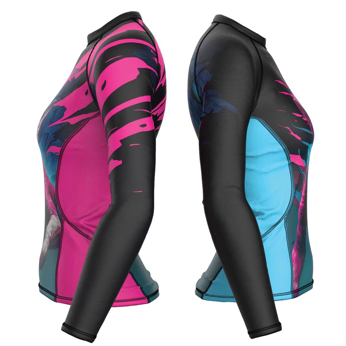 Rashguard à manches longues pour femme MMA EXTREME HOBBY VIVID BULL TERRIER 3/6