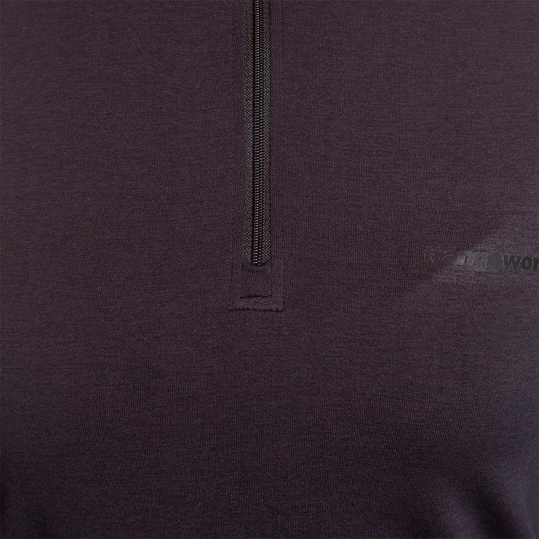 Camiseta térmica manga larga para Mujer Trangoworld Loudet Negro/Gris 5/6