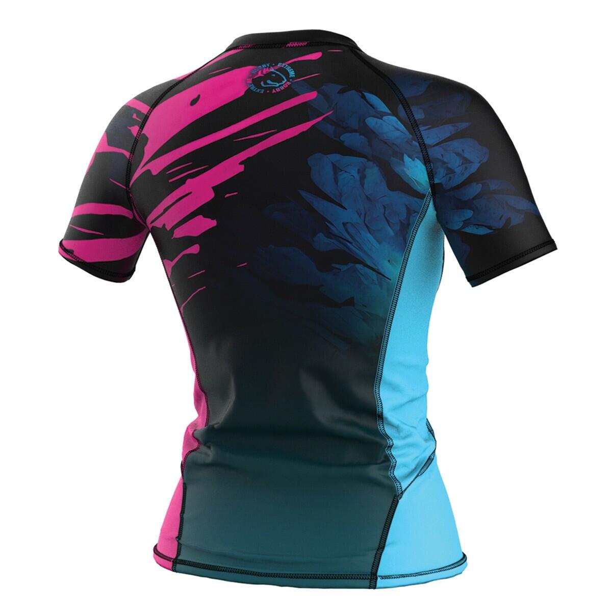 Rashguard MMA femme manches courtes EXTREME HOBBY PINK TEDDY BEARR 3/6