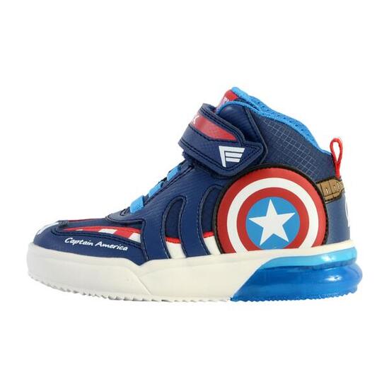 Basket Montante à Scratch Enfant Geox Grayjay