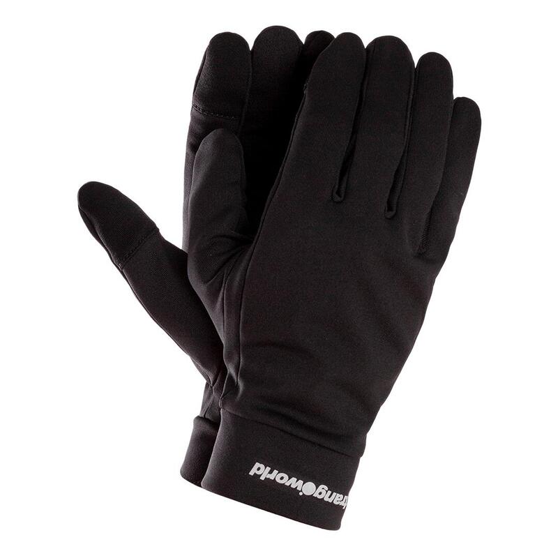 Guantes de Trail Running Trangoworld Hida vd Negro de caña media