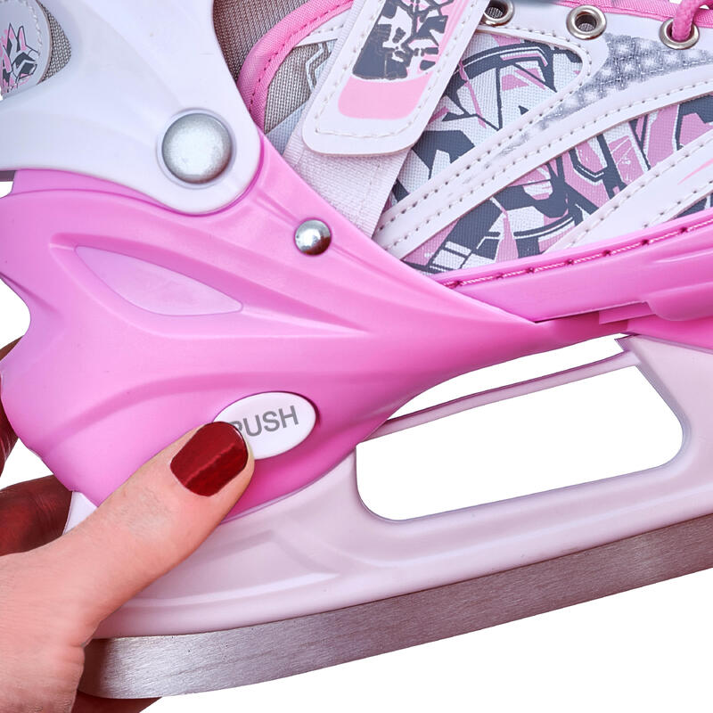 Ice Skates X Pro - verstellbare Schlittschuhe für Damen, Kinder und Jugendliche