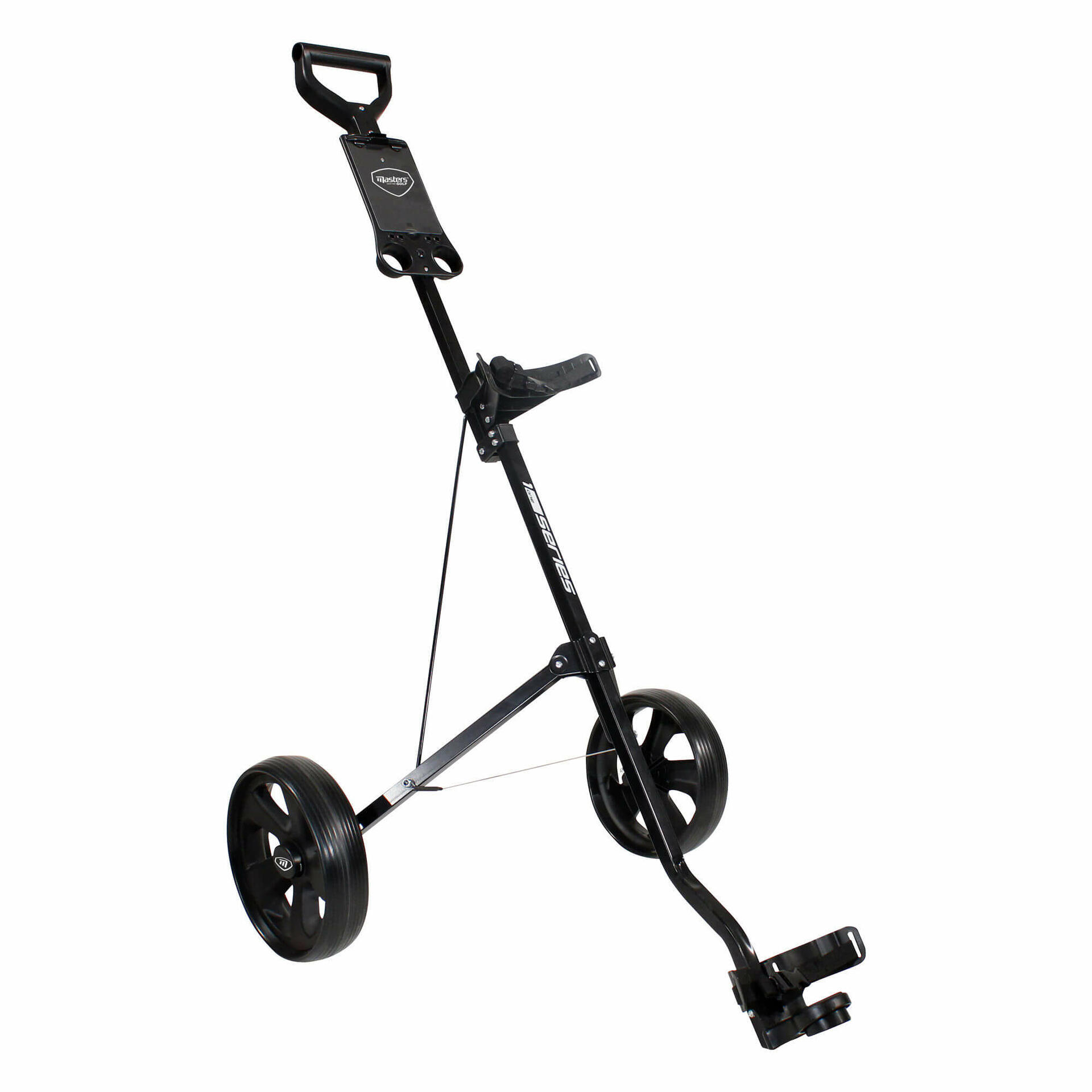 MASTERS Golftrolley 2-Wiel  Masters Zwart