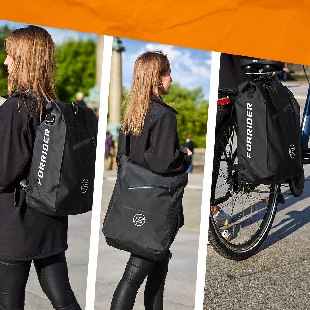 Fahrradtasche 3in1 27L - Wasserdichte Gepäckträgertasche & Rucksack 5/5