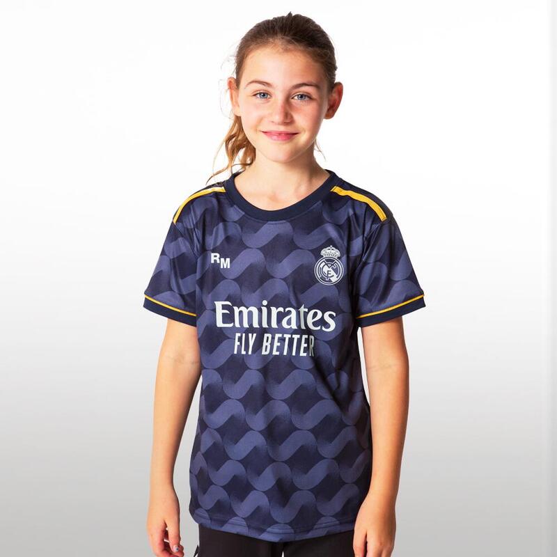 Camiseta de fútbol segunda Real Madrid niño 23/24