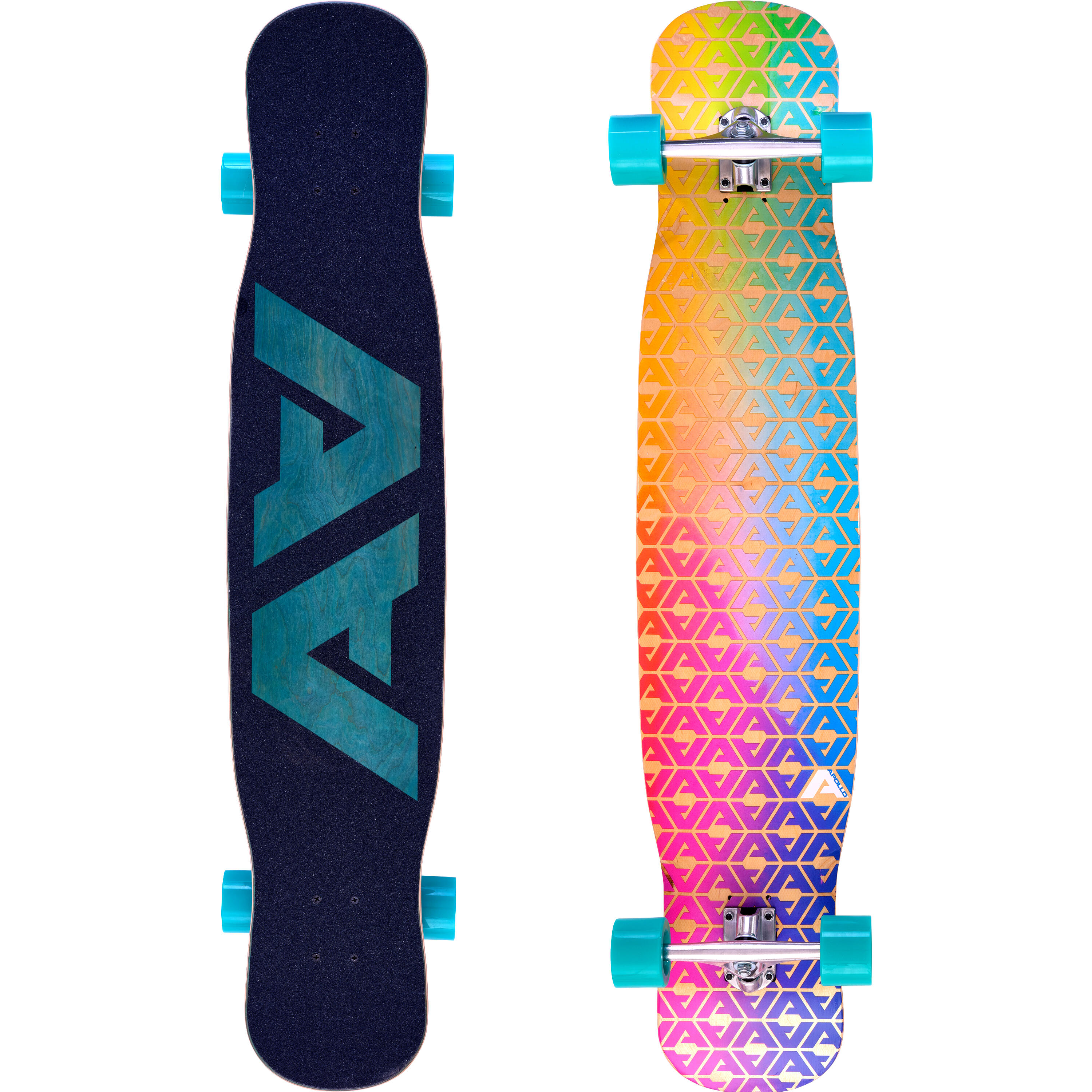 APOLLO Dancer Longboard 46x9,5 inch, ABEC-9, stijlvol cruiseboardvoor alle trucs