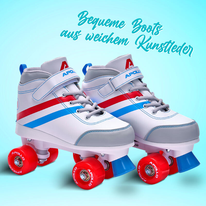 Disco Roller Soft Boots - Größenverstellbare Kinder Rollschuhe