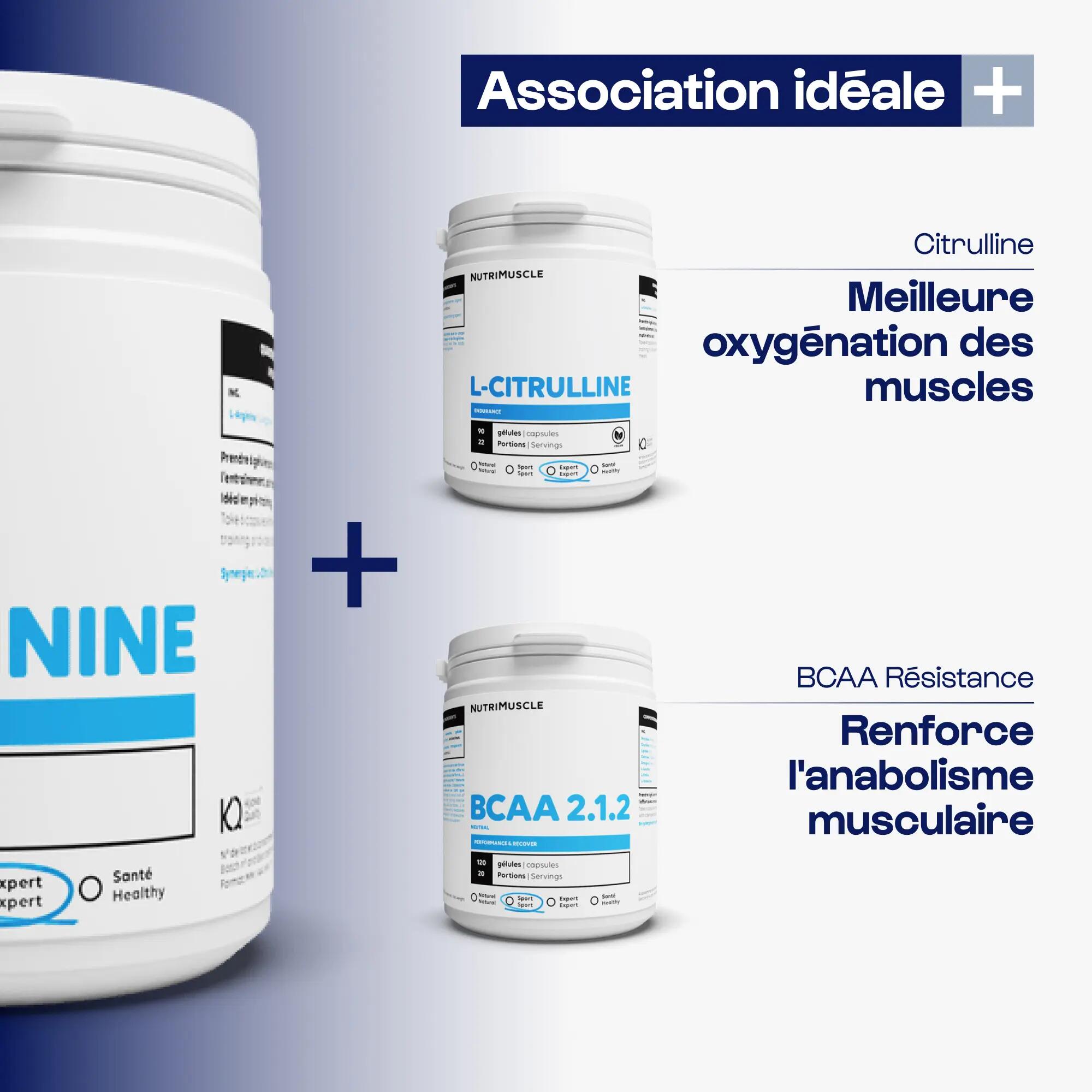 L-Arginine - 120 Gélules 5/6