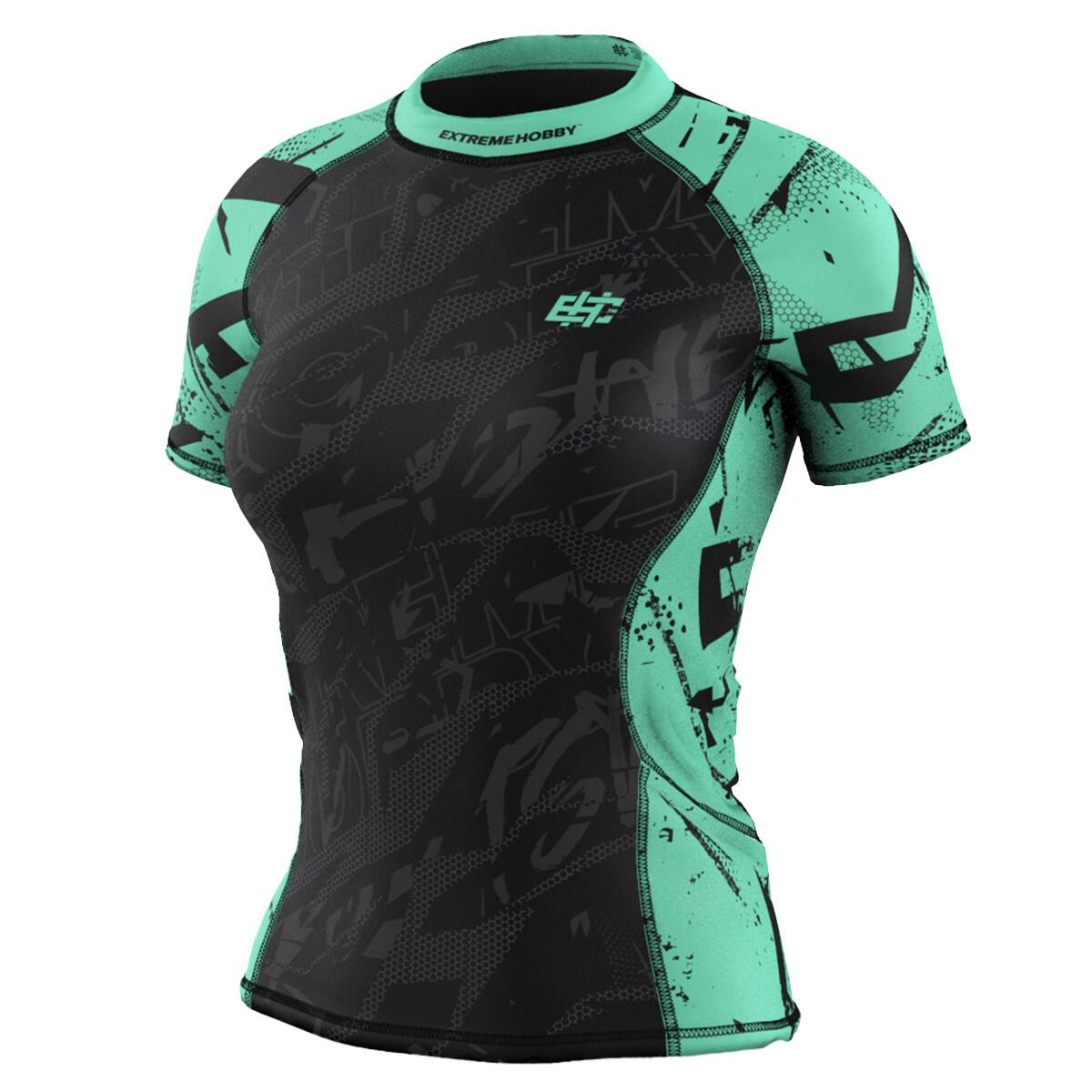 EXTREME HOBBY Rashguard Damen kurzarm MMA Fitness EXTREME HOBBY NEO