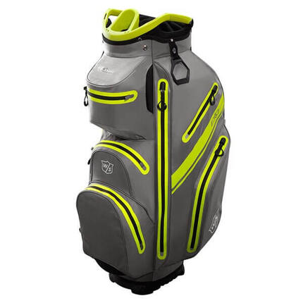 WILSON Sac De Golf Staff eXo Dry Cartbag Charbon Lime Gris