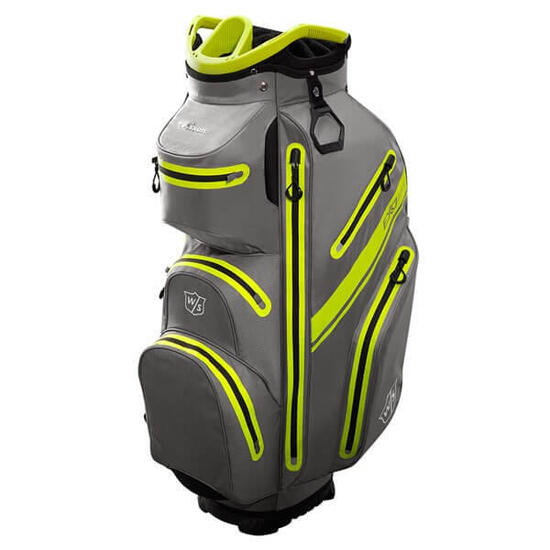 WILSON Sac De Golf Staff eXo Dry Cartbag Charbon Lime Gris