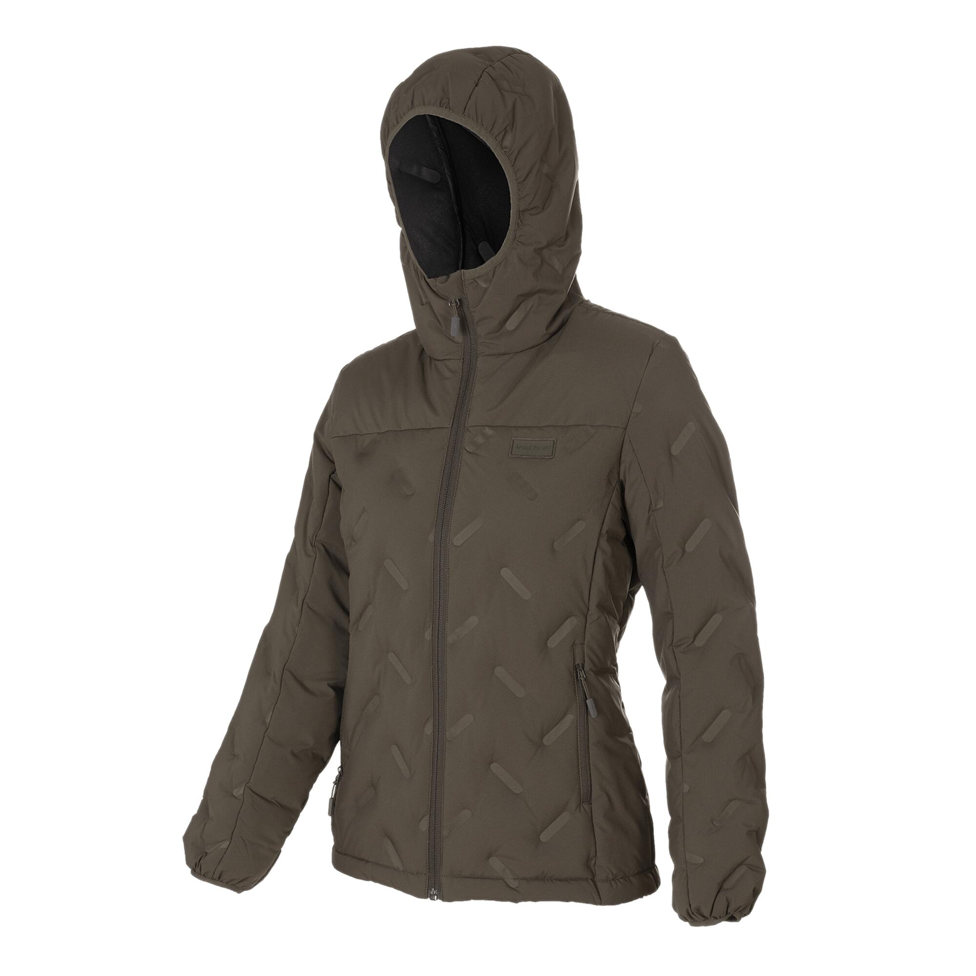Chaqueta plumas para Mujer Trangoworld Hogen Marron Decathlon