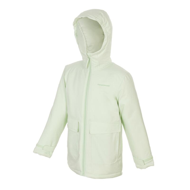 Chaqueta fibra para niños Trangoworld Ibias termic Verde/Morado Impermeable