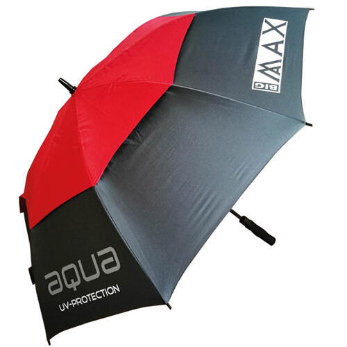 BIG MAX Parapluie De Golf   UV Golf Parapluie De Golf Charbon  Rouge