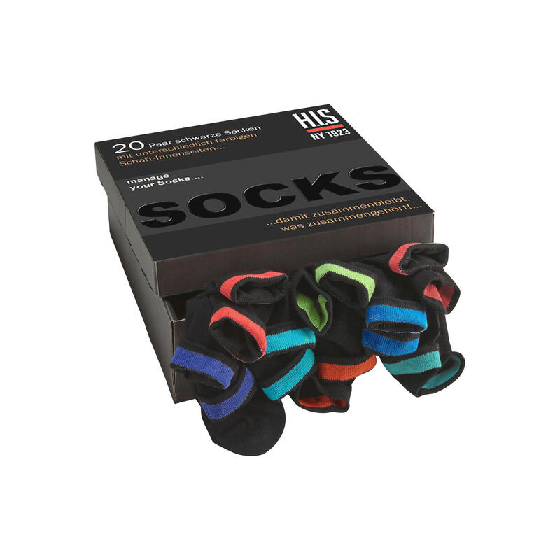 H.I.S Socken (Box, 20 Paar) für neutral