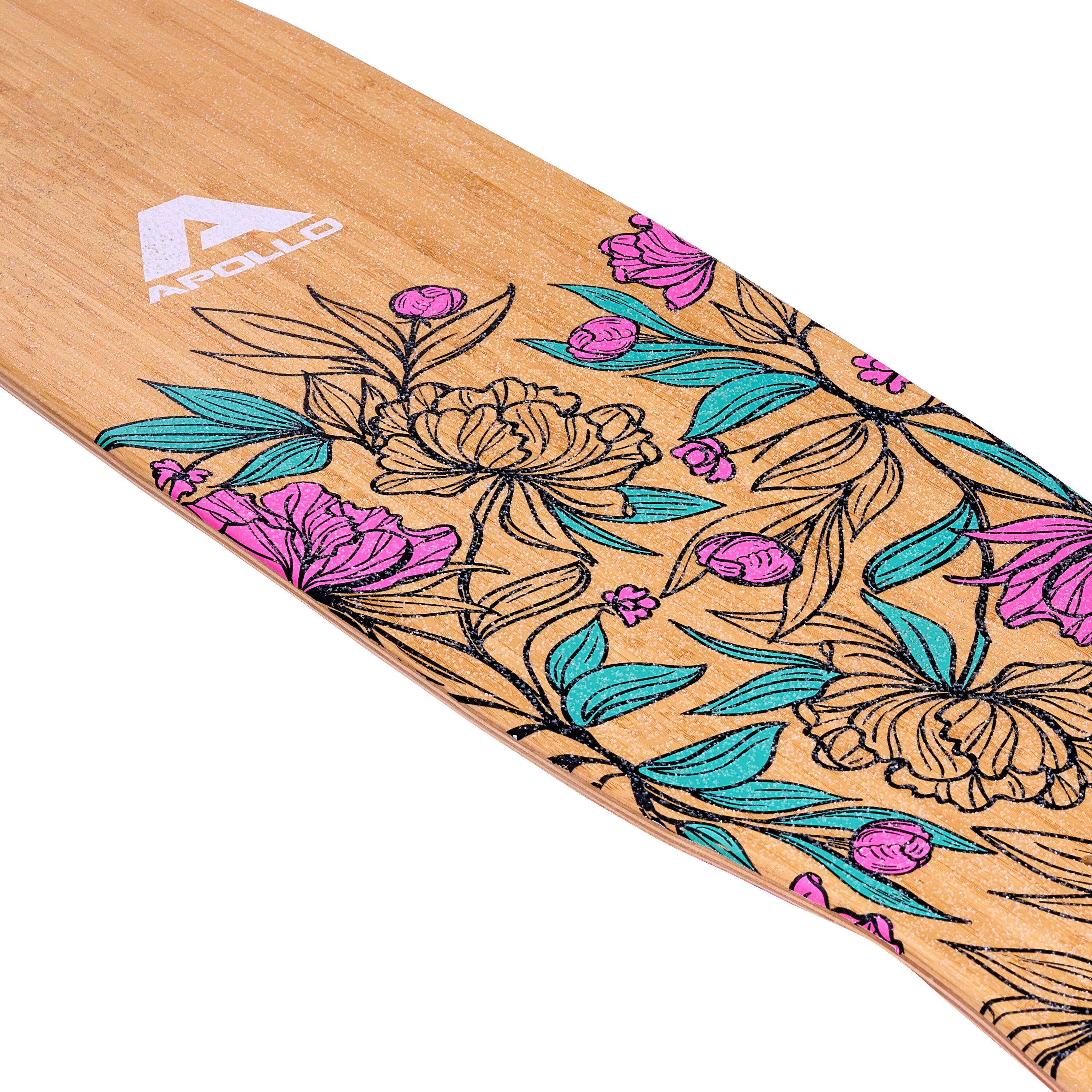 Dancer Longboard 116 x 24 cm, Cuscinetti a Sfera ABEC 9, Cruiser 6/7