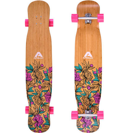 Dancer Longboard, 46 x 9,5 Zoll mit ABEC 9 Kugellager