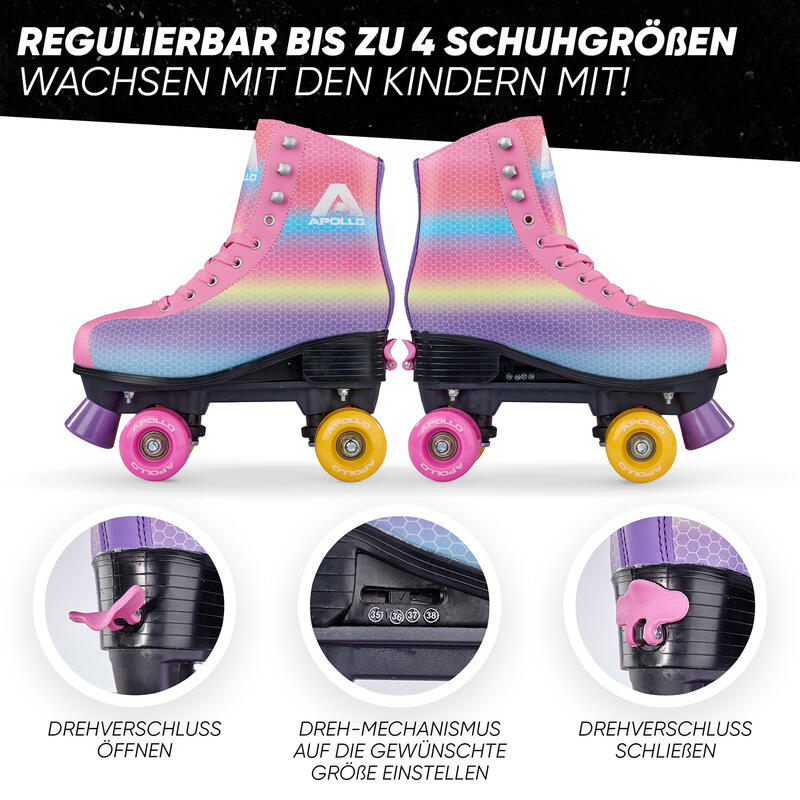 Disco Roller - Classic Roller - Rollschuhe für Kinder und Erwachsene