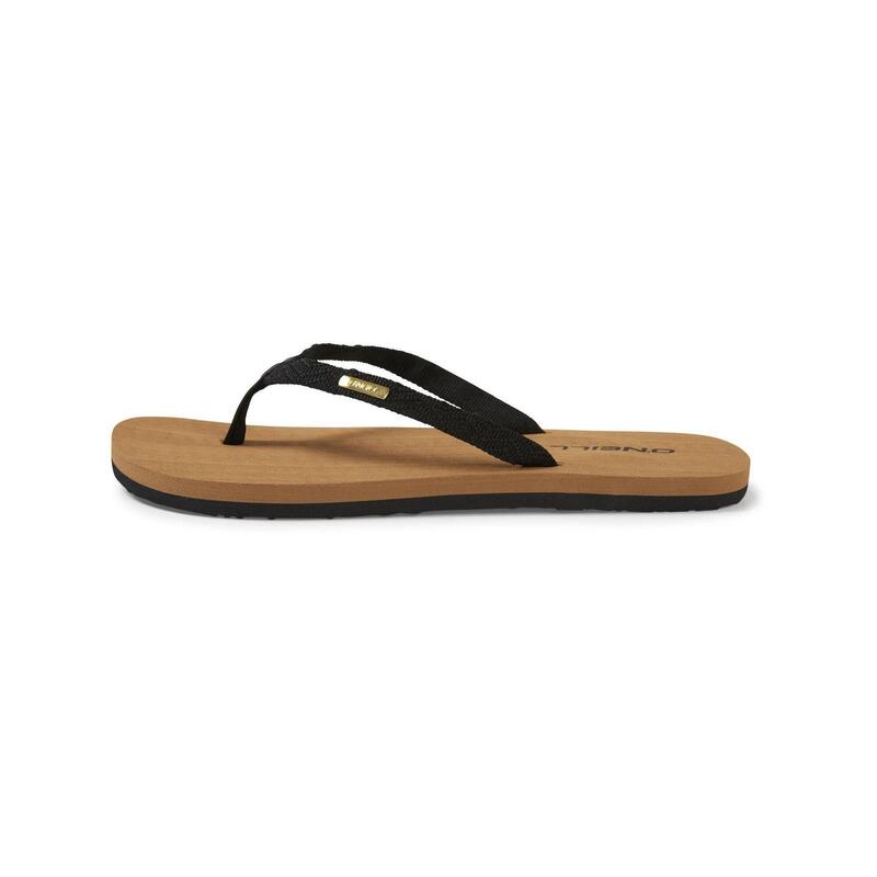 Ditsy Jacquard Bloom Sandals női flip flop papucs - fekete