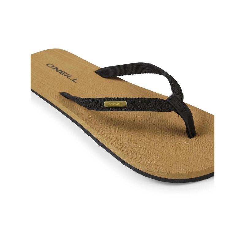 Ditsy Jacquard Bloom Sandals női flip flop papucs - fekete