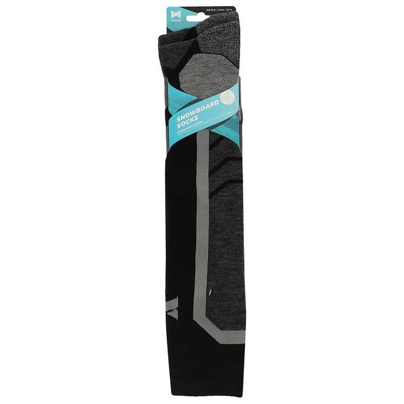 Chaussettes de snowboard Xtreme noires 2-PACK unisexe