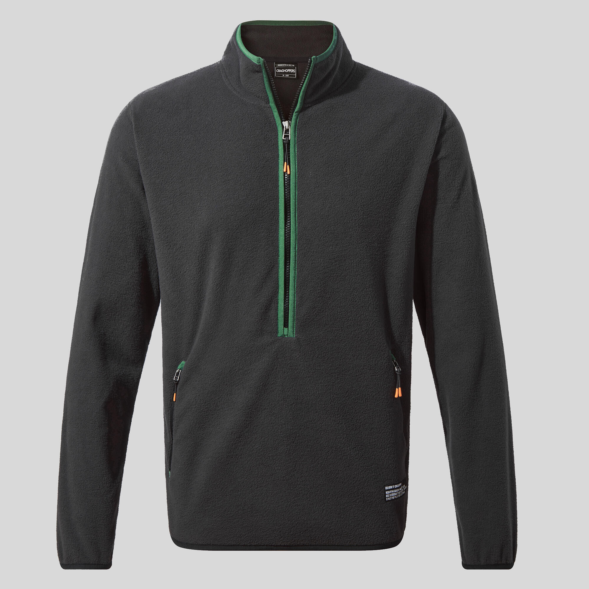 CRAGHOPPERS Men's CO2 Renu Half Zip Fleece