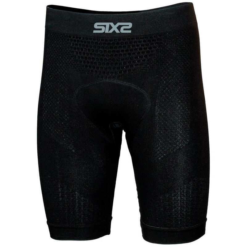 Pantaloncini da ciclismo senza bretelle SIXS Nero