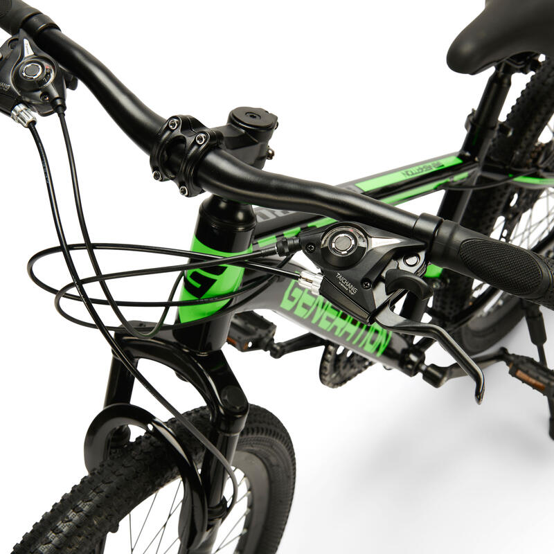 Generation Baturo mountainbike 24 inch - Groen - Spatborden
