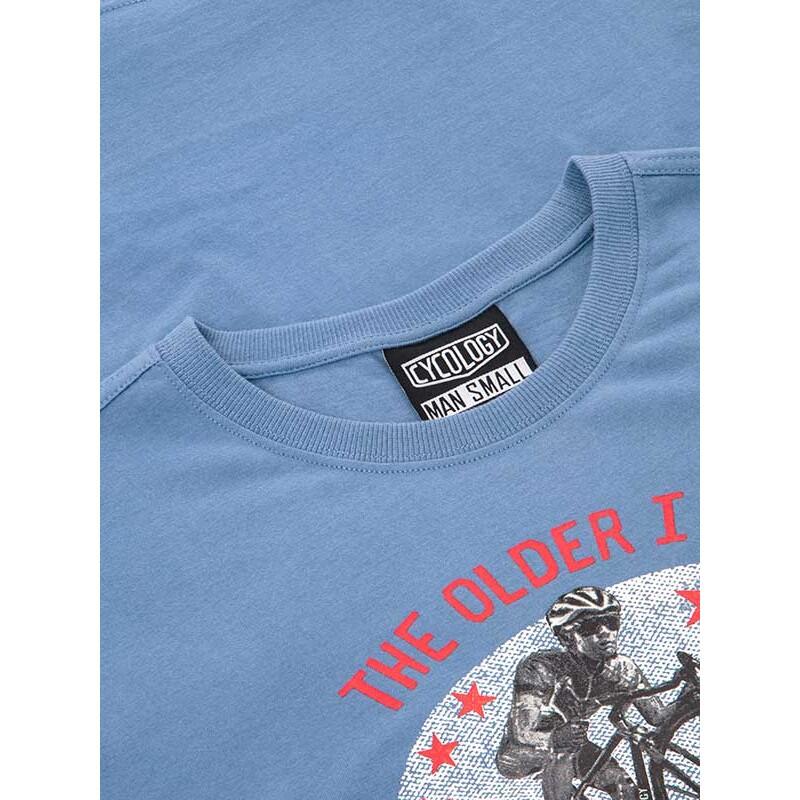 Camiseta Cycology The Faster I was Azul 3/4