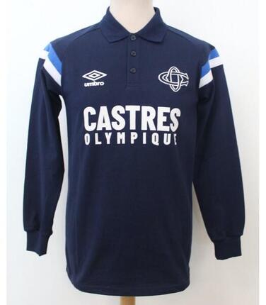 Polo de Manga Larga Umbro Fan para Hombre - Azul Marino