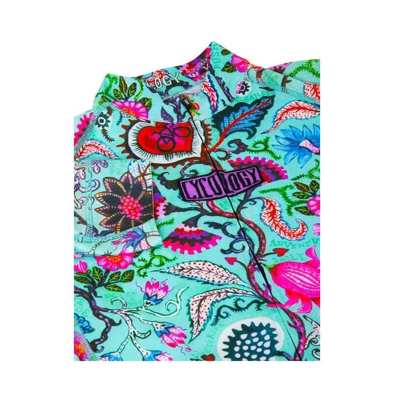 Maillot ciclismo manga corta Secret Garden Mujer 4/4