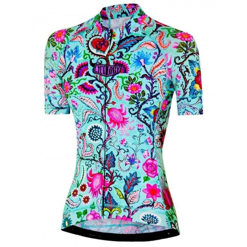 Maillot ciclismo manga corta Secret Garden Mujer 1/4