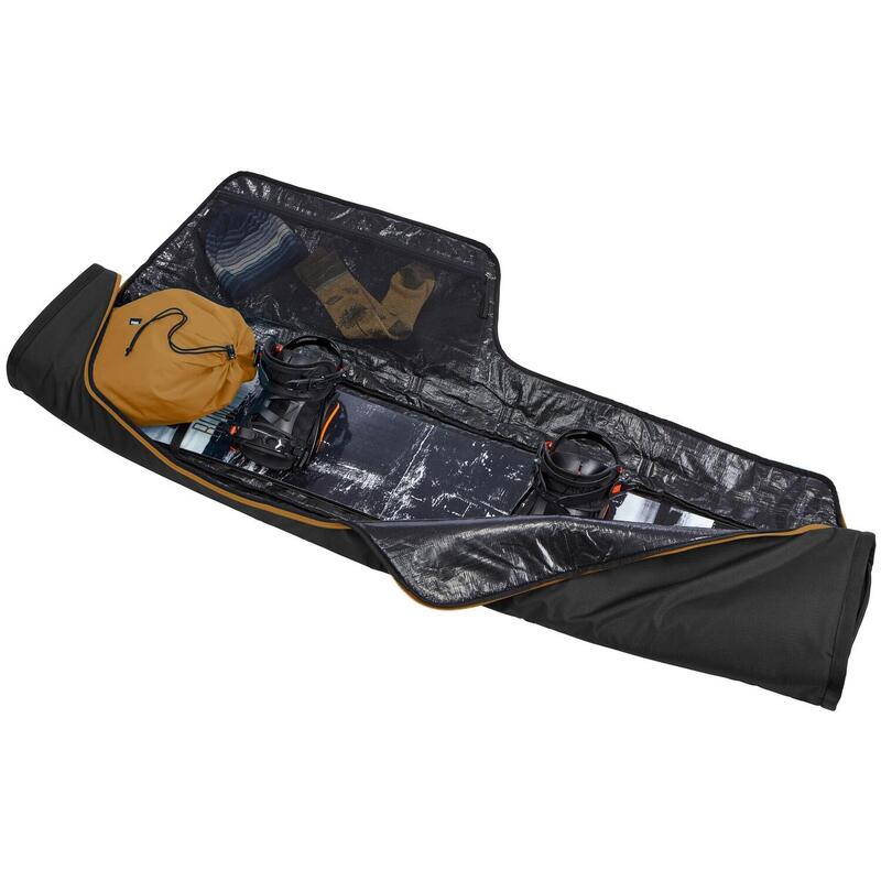 Geanta snowboard, Thule, RoundTrip Snowboard, 165 cm, Negru, fara roti